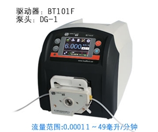 雷弗BT101F分配型智能蠕动泵，实验室武汉直供彩色触摸屏