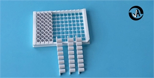 J09604晶安生物全白可拆卸96孔酶标板发光检测8孔板酶标板灭菌独立包装