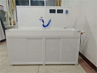 亚克力内镜清洗水槽带背板设计